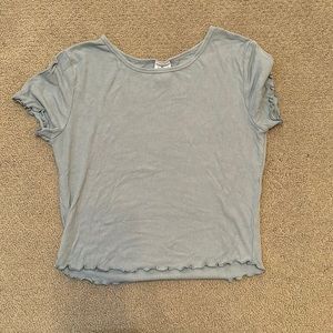 Teal Crop Top
